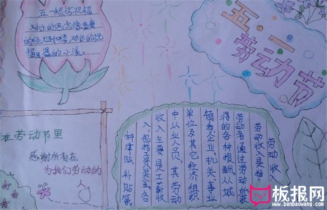 劳动节手抄报，劳动者颂歌