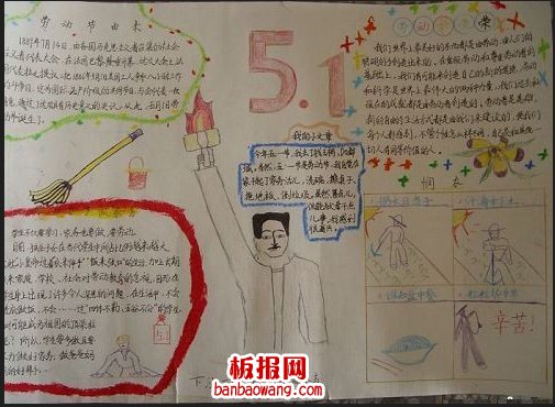 优秀的五一劳动节手抄报