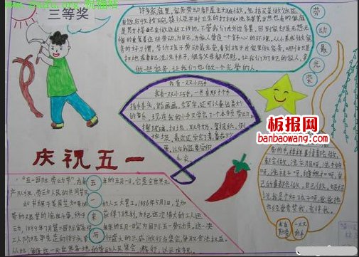 关于劳动光荣的手抄报