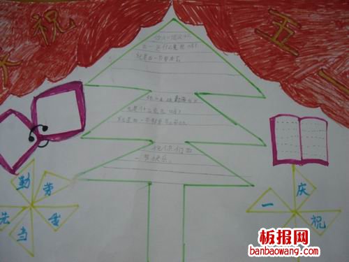 庆祝五一，我当先劳动手抄报