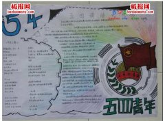 5.4青年节手抄报