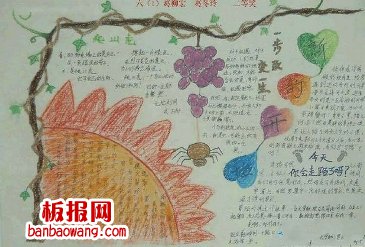 新的开始儿童节写实手抄报花边绘制