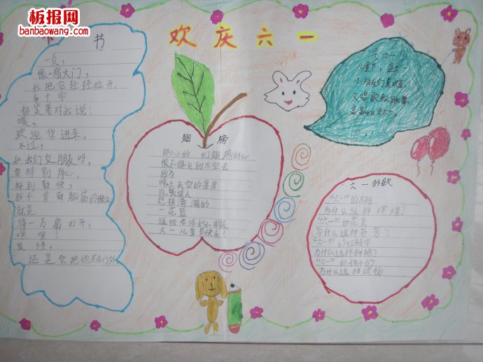 儿童节手抄报：环保“六一”从我做起