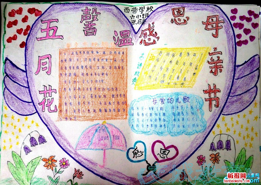 温馨母亲节手抄报