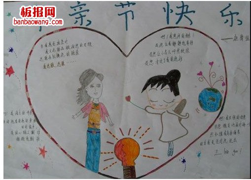 2014母亲节手抄报大全