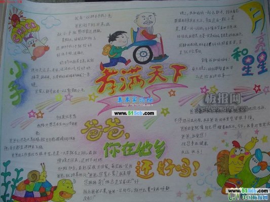 父亲节手抄报