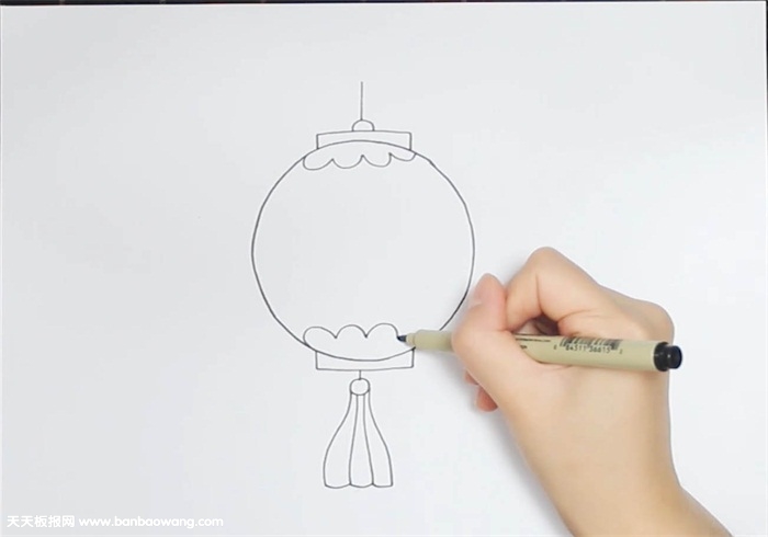 元旦手抄报花边怎么画