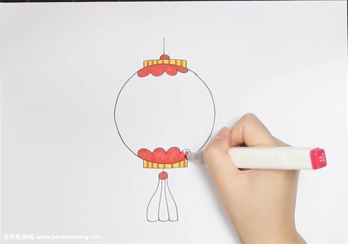 元旦手抄报花边怎么画