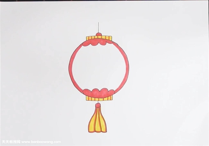 元旦手抄报花边怎么画