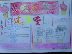 元旦手抄报图片