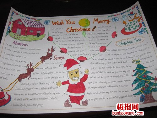 圣诞节手抄报资料