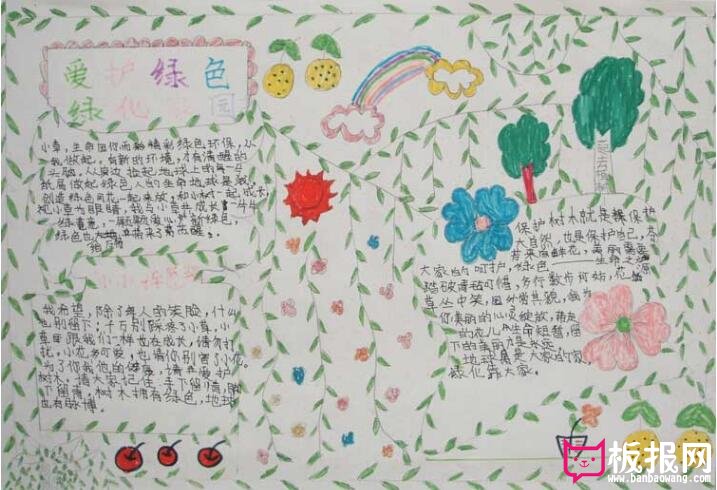 植树节手抄报内容图片