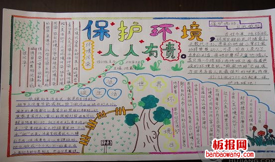 植树节手抄报：树木与生态