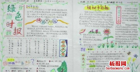 植树节手抄报：美国植树节由来