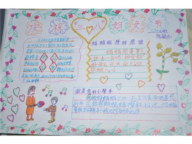 三八妇女节手抄报的资料