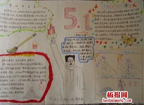 五一劳动节手抄报 劳动最光荣