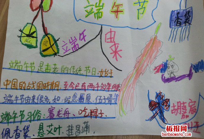 端午欢庆手抄报
