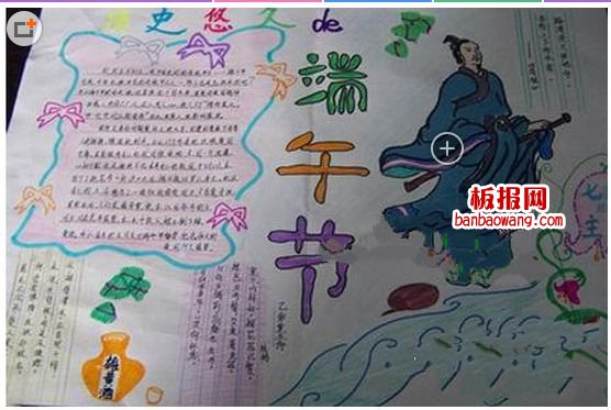 关于屈原的手抄报