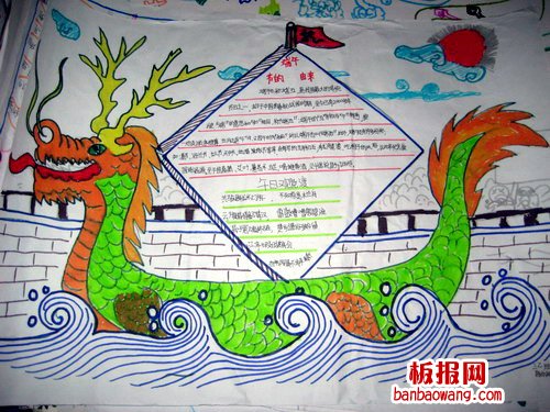 端午节手抄报图片