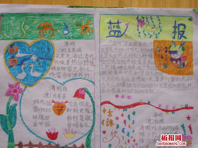 清明时节，传承文明手抄报