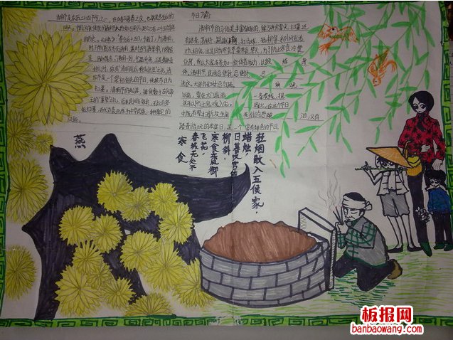 有关清明节的手抄报