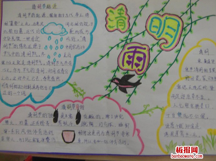 清明时节——清明节的起源手抄报