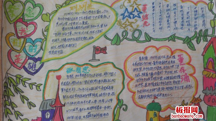 话说清明——纪念民族英雄手抄报
