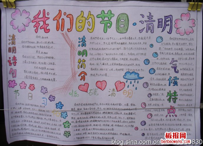 又是一年清明到手抄报