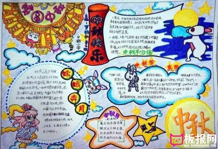 中秋节手抄报内容