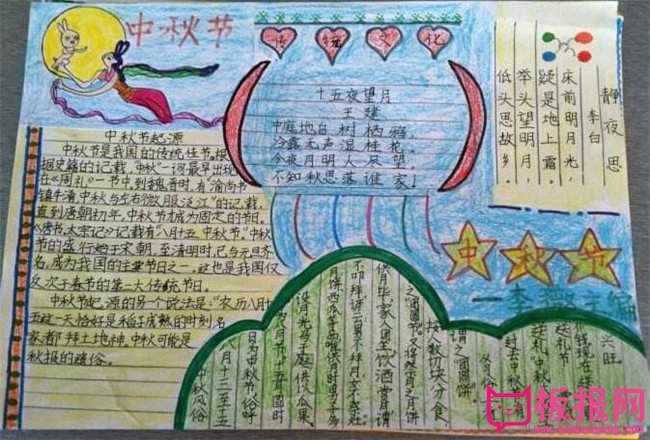 中秋节手抄报内容，中秋传统文化