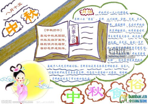 中秋节手抄报