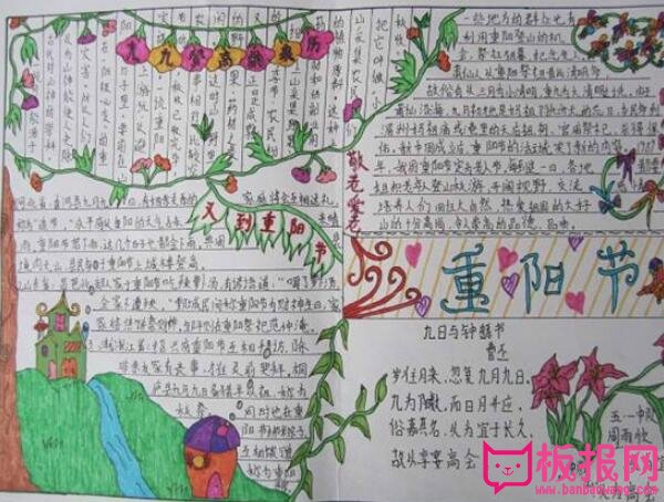 重阳节手抄报图片大全，又到重阳