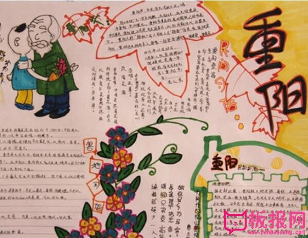 重阳节手抄报图片大全，又到重阳