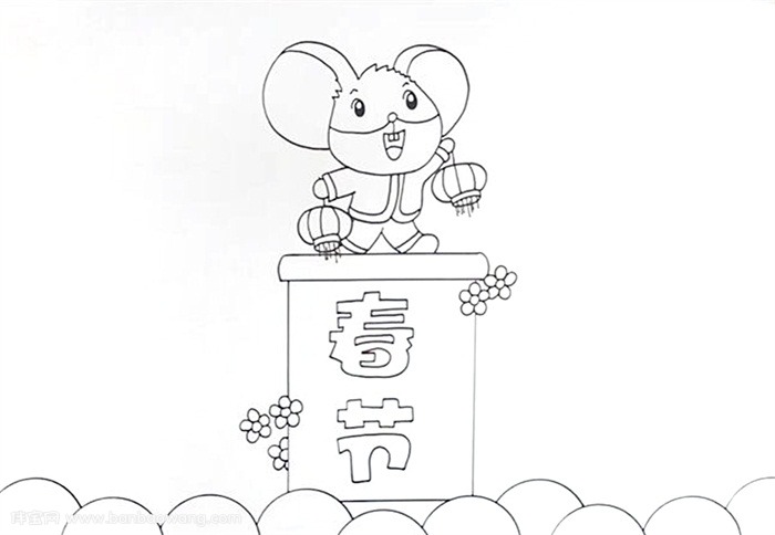 关于春节的手抄报