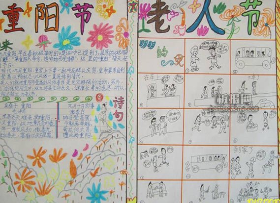 关于重阳节手抄报