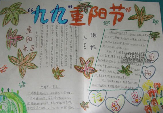 重阳节手抄报大图