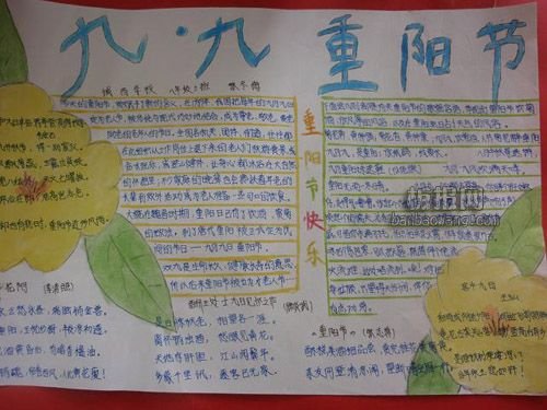 关于重阳节手抄报