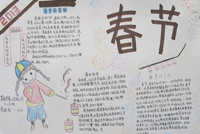 春节手抄报（3）