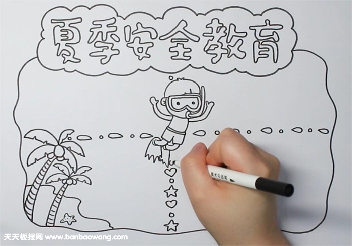 夏季安全教育小报
