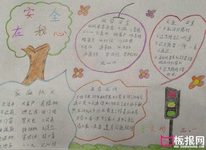 安全教育手抄报，生命无价