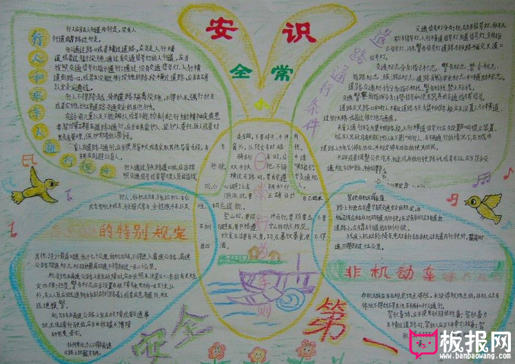 安全教育手抄报图片，安全常识