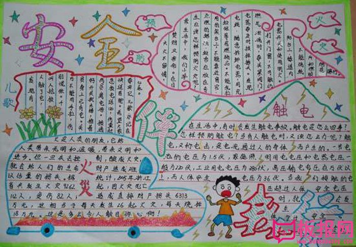 安全手抄报图片大全，安全伴我行