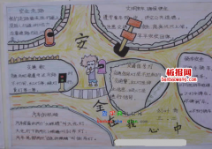 六月安全月手抄报