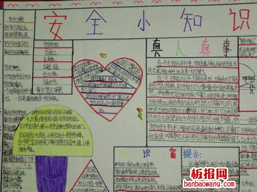 地震发生时怎样保护自己安全教育手抄报