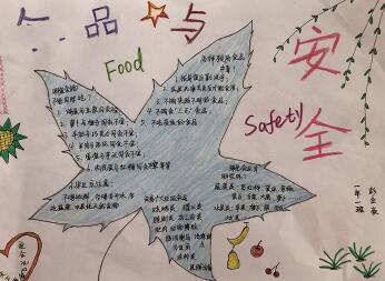 食品安全手抄报简单的，食品与安