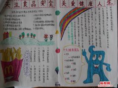 食品质量安全手抄报