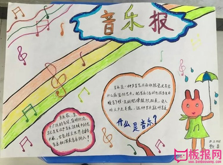 音乐手抄报，什么是音乐