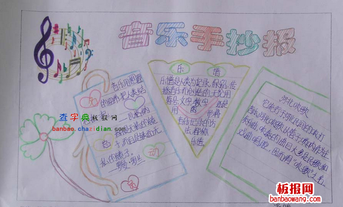 关于音乐常识的手抄报设计