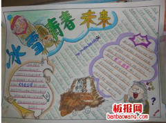 关于青春励志的手抄报
