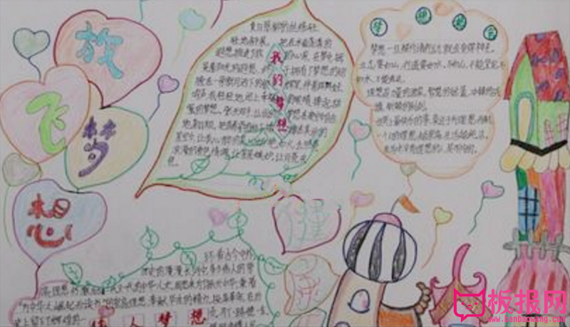 关于理想的手抄报，我的青春梦想